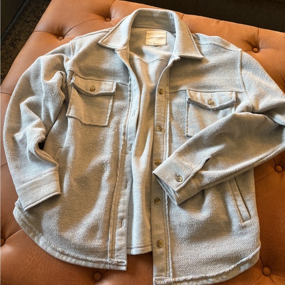 Thread & Supply gray shacket - Picture 1 of 6